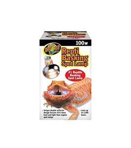 lot 12481 image: Zoo Med Repti Basking Spot Lamp 100watt for Reptiles