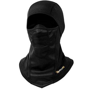 lot 12484 image: AstroAI Ski Mask Windproof Balaclava for Cold Weather, Winter Face Mask Breathable Stretchable for Skiing, Snowboarding & Motorcycle Riding, Full Protection Black Mask for MenWomen Black