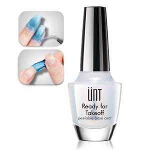 lot 12526 image: UNT Ready for Takeoff Peelable Base Coat, Peel Off Cuticle Guard Skin Barrier Protector for Nail Polish, Water-Based Non-Glue Nail Tape for Nail Art, 0.5 Fl Oz, 1 Pack
