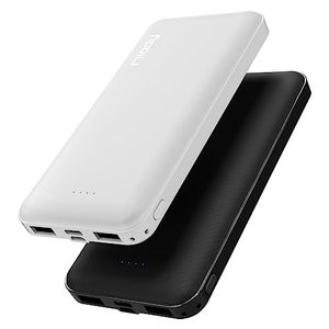 lot 12577 image: Miady 2-Pack 10000mAh Dual USB Portable Charger, USB-C Fast Charging Power Bank, Backup Charger for iPhone 14, Galaxy S22, Pixel and etc