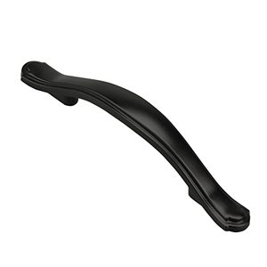 lot 12599 image: TUNNY 10 Pack Antique Cabinetry Handles - 376mm Screw Spacing Matte Black Furniture Hardware Handles Cabinet Hardware Kitchen Cabinet Handles for Bathroom Drawer Pulls
