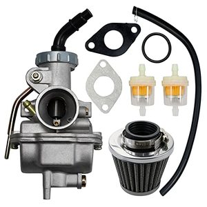 lot 12614 image: Onsnail PZ20 Carburetor for TaoTao 125cc 110cc 90cc 70cc 50cc Kazuma Baja 110B NST SunL Chinese Quad 4 Stroke ATV 4 Wheeler Go Kart Dirt Bike Honda CRF50F XL75 CRF80F XR50R with Air Fuel Filter