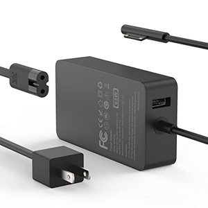 lot 12633 image: 65W Surface Pro Laptop Charger for Microsoft Surface Pro 9, 8, 7, 7, 6, 5, 4, 3, X, Windows Surface Laptop 5, 4, 3, 2, 1 Studio, Surface Go Tablet, Surface Book 3, 2, 1, Support 44W, 36W, LED, 10FT