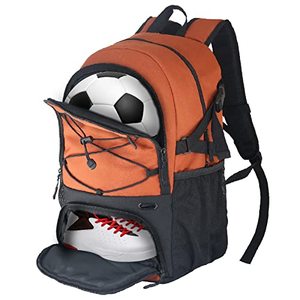 lot 12636 image: Goloni  Basketball Soccer Backpack Bag - Soccer Backpack & Bags for Basketball, Volleyball & Football Sports, Includes Separate Cleat Shoe and Ball Compartment, fit to & Adult