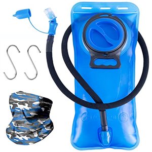 lot 12703 image: Hydration Bladder, 3L Water Bladder Leak Proof BPA Free Water Reservoir Replacement for Backpack 3 Liter Hydration Bladder Pack with Insulated Sleeve, Ideal for Hiking Camping Running Cycling Sports