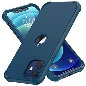 lot 12735 image: ORETECH Designed for iPhone 12 Mini Case, Designed for iPhone 12 Mini Case with 2 x Screen Protector Tempered Glass 360° Fully Protection Hard PC Silicone Slim Cover for iPhone 12 Mini Case-5.4 Blue