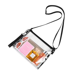 lot 12750 image: Clear Crossbody Purse Bag Stadium Approved Clear Tote Bag for Work Concert Sports