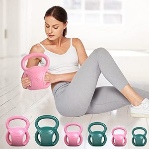 lot 12757 image: RUNWE Dumbbells Hand Weights Set - 2 lb Dumbbell Set of 2 (Pink)