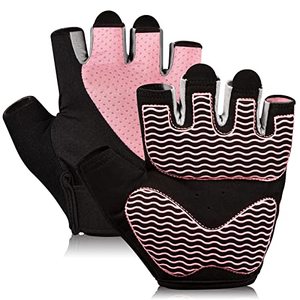 lot 12774 image: sunnex Gym Gloves for Women, Workout Gloves Women, Fingerless Gloves for Weightlifting, Lightweight Breathable Fitness Gloves, Sports Gloves for Training Lifting Weight Cycling Climbing Rowing
