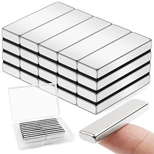 lot 12785 image: FINDMAG 8 Pcs Strong Neodymium Magnets Bar, Heavy Duty Rare Earth Magnets, Rectangular Magnetic Bar, Small Powerful Magnets for Crafts Kitchen DIY Tool Storage Science Office � 40x10x5mm
