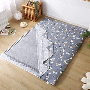 lot 12802 image: Floor Futon Mattress Cover with Zipper Twin, Futon Covers 100% Cotton Washable Japanese Futon Mattress Cover Soft Skin-Friendly Without Shrinking�