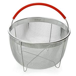 lot 12836 image: Original Salbree Steamer Basket for 6 quart Instant Pot Accessories, Stainless Steel Strainer and Insert fits IP Insta Pot, Instapot 6 qt, Other Pressure Cookers & Pots, with Handle 3qt 8qt avail