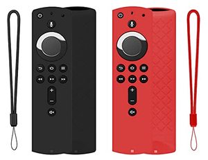 lot 12956 image: Shockproof Protective Silicone CaseCovers Compatible with All-New Alexa Voice Remote for TV Stick 4K, TV Stick (2nd Gen), TV (3rd Gen)
