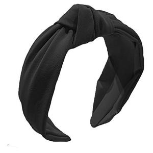 lot 12980 image: Etercycle Headband for Women, Knotted Wide Headband, Yoga Hair Band Fashion Elastic Hair Accessories for Women (Black)