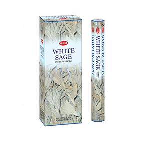 lot 13000 image: Hem White Sage 100 Incense Sticks (5 packs of 20 sticks)