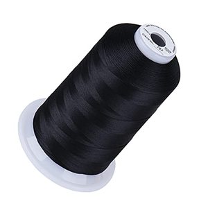 lot 13033 image: Simthread Embroidery Thread 5500 Yards Dark Grey 707, 40wt 100% Polyester for Brother, Babylock, Janome, Singer, Pfaff, Husqvarna, Bernina Machine
