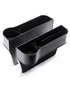 lot 13053 image: NSODREEM Car Seat Gap Filler 2 Pack, Car Seat Organizer and Storage Front Seat, Side Seat Space Organizer, Auto Accessories for Cellphone Wallet Key (Black)