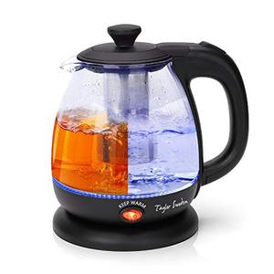 lot 13102 image: Electric Kettle with Tea Infuser, Small Electric Tea Kettle with Keep Warm Function for Home and Office, Black Taylor Swoden