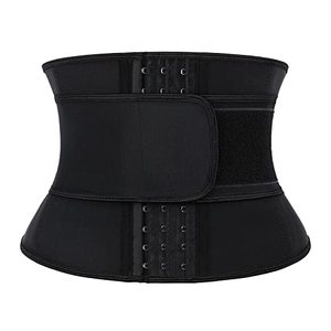 lot 13104 image: Atbuty Short Torso Waist Trainers Cincher for Women Corset Underbust Latex Sport Girdle Hourglass Body Shaper (Black (9 Torso, 9 Bones, 1 Belt), S)