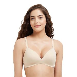 lot 13291 image: Wacoal womens How Perfect Wire Free T-Shirt Bra, SAND, 32DDD