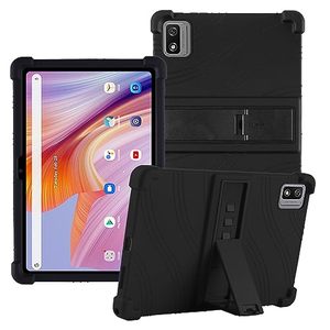 lot 13292 image: Blackview Tab 12 Pro Case for Kids 10.1 Inch 2023,ATOOZ Soft Silicone Case for Oscal Pad 13 Tablet 10.1 Shockproof with PC Stand (Black)