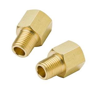 lot 13296 image: Legines Brass Pipe Fitting, Adapter 38 NPT Female to 14 NPT Male Reducing Adaptor 1200psi High Presure