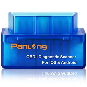 lot 13303 image: Panlong OBD2 Scanner Bluetooth for iPhone iOS Android OBDII Car Diagnostic Scan Tool Engine Fault Code Reader