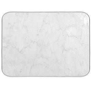 lot 13311 image: ATTX White Marble Dish Drying Mat for Kitchen, Easy Clean Dishwasher Safe Heat Resistant Eco-Friendly Countertop Mat, Christmas Decor 18 X 24 inches