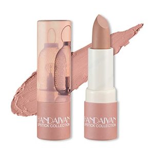 lot 13320 image: XINGXYUEL Matte Nude Lipstick Silky Velvet Lip Gloss Nude Lip Stain Paper Tube Lipsticks Non-Stick Cup, Waterproof Long Lasting Matte Lipstick for Women Daily Professional Lip Makeup-02 Nude