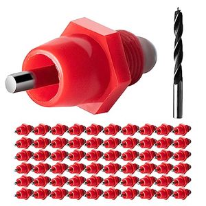 lot 13334 image: 60 Pack Chicken Waterer Automatic Poultry Waterer Nipples Suitable for Buckets and Hoses on Farms