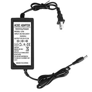 lot 13361 image: 12V 5A Power Supply, Waysse Power Supply Adapter, AC DC Converter 100-220V to 12 Volt 5 Amp Transformer 5.5x2.1mm Plug for LED Strip Light DVR NVR Security Cameras System CCTV Accessories