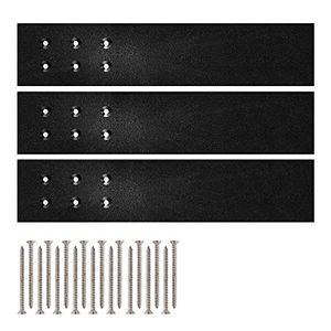lot 13408 image: YKPPKY Countertop Support Brackets Solid Heavy Metal Hidden Countertop Brackets3-PackFloating Shelf Bracket Heavy Duty,Suitable for Granite, Quartz, Wood and Concrete Countertops(15in).
