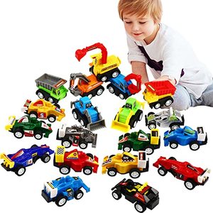lot 13432 image: Pull Back Car, 20 Pcs Assorted Mini Truck Toy and Race Car Toy Kit Set, Play Construction Vehicle Playset for Boy Kid Child Party Favors Birthday Game Supplies Pinata Stuffers Easter Egg Hunt Fillers