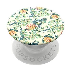 lot 13448 image: PopSockets PopGrip Expanding Stand and Grip with a Swappable Top for Phones & Tablets - Pretty Protea