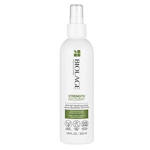 lot 13484 image: Biolage Strength Recovery Repairing Leave-In Treatment Spray  Heat Protectant & Detangler  Strengthens & Prevents Damage  For All Damaged & Sensitized Hair Types  Vegan  Cruelty-Free  7.8 Fl. Oz