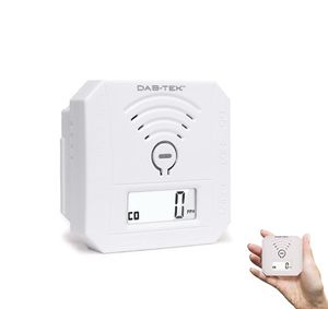 lot 13487 image: DAB-TEK Carbon Monoxide Detector for Home or Travel. This Multi-use CO Detector can be Used as a Portable Carbon Monoxide DetectorTravel Carbon Monoxide Detector. Battery Powered Detector