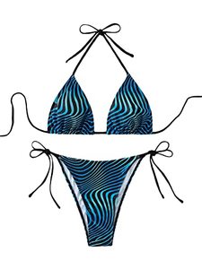lot 13568 image: Cozyease Womens Sexy Two Piece Swimsuit Metallic Bikini High Waisted Halter Bathing Suit for Women Multicolor Plain M
