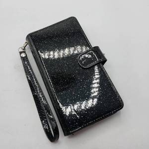 lot 13570 image: phone case wallet for s23 plus black with sparkles