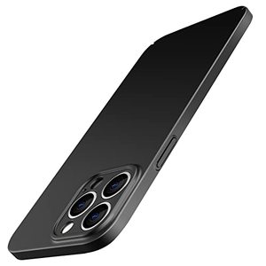 lot 13586 image: JETech Upgraded Slim (0.85 mm Thin) Case for iPhone 14 Pro 6.1-Inch, Camera Lens Cover Full Protection, Slim Fit Ultra Thin Lightweight Matte Hard PC, Support Wireless Charging (Black)