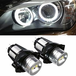lot 13623 image: csslyzl LED Angel Eyes Headlight Halo Ring Marker Light Bulb Compatible with BMW 3 series Pre-LCI E90 E91 325i 328i 330i 335i 335xi 2006-2008 (White Lighting)
