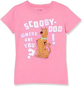 lot 13674 image: Scooby Doo girls Scooby Doo Where Are You Short Sleeve T-shirt - 7-16 T Shirt, Hot Pink, 8 10 US