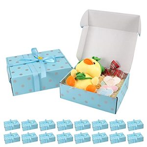lot 13693 image: Hoikwo Elegant Luxury Gift Boxes Bulk Empty for Mothers Day Presents, 12x9x4 Large Decorative Gift Wrap Boxes with Lids, for Women Girl Him Her Presents, Cardboard Shipping Packaging Boxes 18 Packs