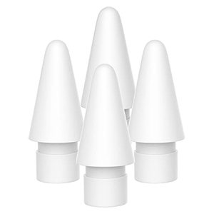 lot 14001 image: Replacement Tips Compatible with Apple Pencil 2 Gen iPad Pro Pencil - iPencil Nib for iPad Pencil 1 st 2 Gen White 4 Pack