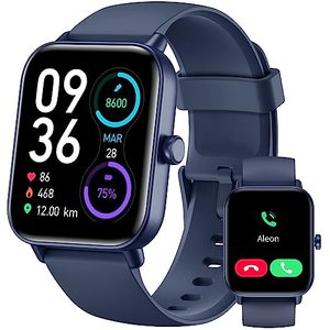 lot 5171 image: Smart Watch for Men Women with Bluetooth Call, Alexa Built-in1.8 DIY Dial with Blood Oxygen Heart Rate Sleep Fitness Tracker Notification Weather 100 Sport Modes Smartwatch for Android iOS Phone