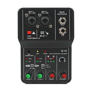 lot 13179 image: XTUGA USB Audio Interface48V Phantom Power with 3.55m Microphone Jack,2i2 Audio Interface for Recording Podcasting and Streaming Ultra-low Latency Plug&Play Noise-Free XLR Audio Interface