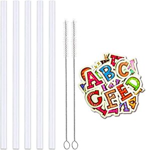 lot 13180 image: 5 PCS Miracredo Replacement Straws for Simple Modern, Giotto, Thermoflask and More Water Flask, BPA Free Straws Fit Takeya Replacement Straw, Come with 2 Straw Cleaner Brushes