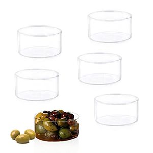 lot 13192 image: Borosil Small Glass Bowls, 6 Oz, Set of 6, Clear Glass Ramekin, Lightweight Katori Bowls for Kitchen, Heat Resistant, Glass Prep Bowls, Glass Desserts Cups, Condiment Bowls, Freezer & Dishwasher Safe