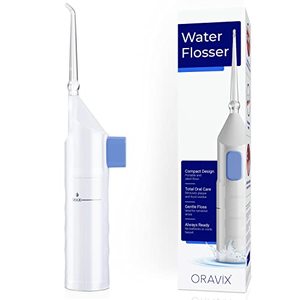 lot 13204 image: Dental Water Flosser  Oral irrigator Tonsil Stone Remover  Sensitive Teeth and Gums  No Electricity or Batteries Needed  Adjustable Jet Stream 