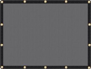 lot 13262 image: JUNKOGO Shade Cloth,6.5x10,70% Black Sun Mesh UV Resistant Net with Brass Grommets for Garden Plant Cover,Greenhouse