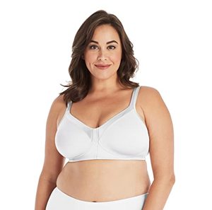 lot 13747 image: Playtex womens 18 Hour Silky Soft Smoothing Wireless Us4803 Available With 2-pack Option Bras, White, 42B US